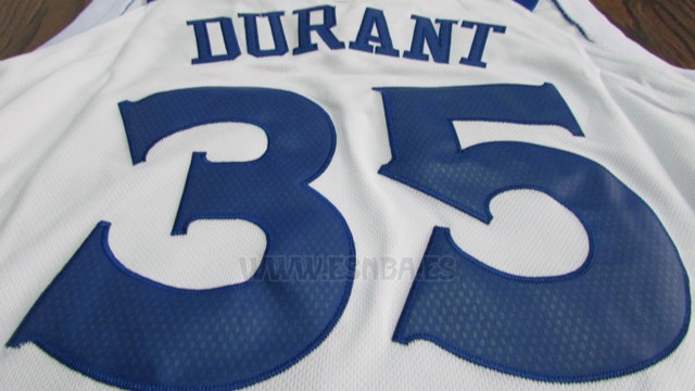 Camiseta Nino Golden State Warriors Kevin Durant #35 2017-18 Blanco